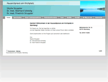 Tablet Screenshot of hausarztpraxis-am-kirchplatz.de